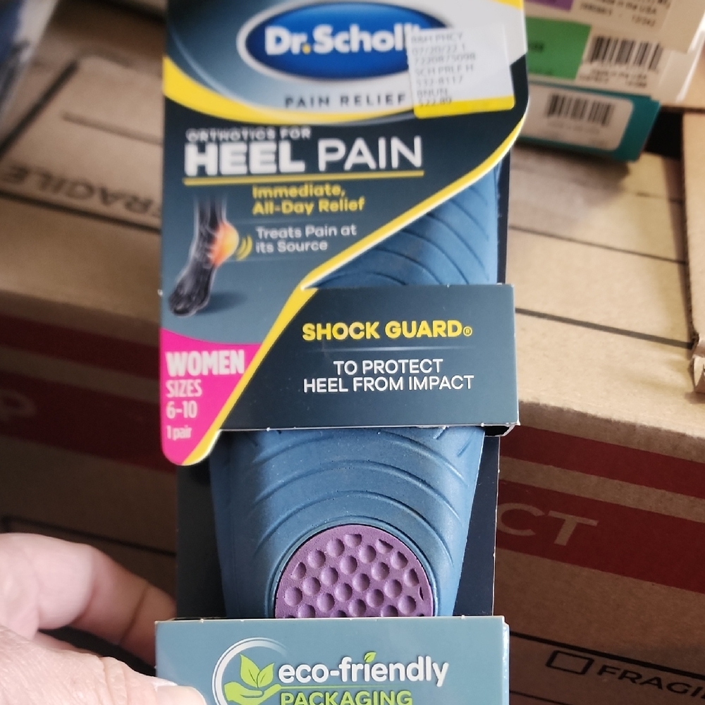 Dr. Scholl's Women's Shock Guard Orthotics - Blue and Purple